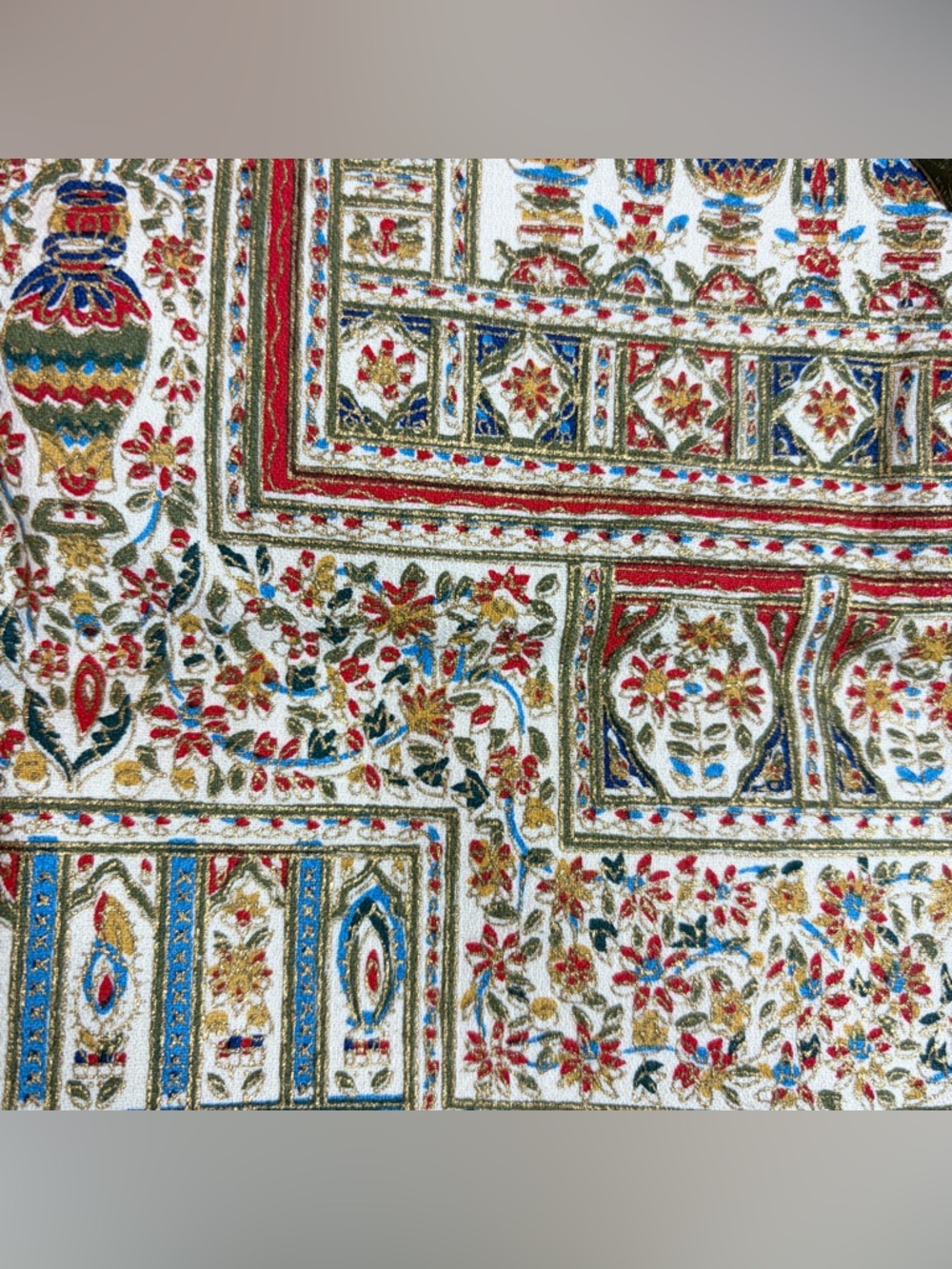 60s Tapestry Print Clutch - Picture 3 of 7